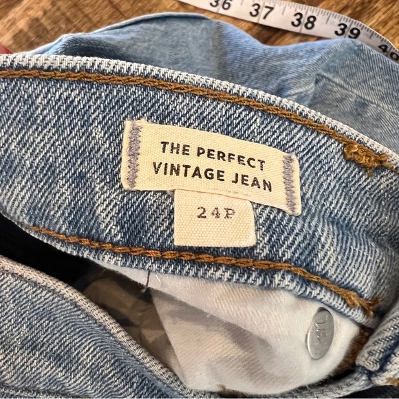 Madewell The Perfect Vintage Jean Light Wash Straight Leg 24P High Rise - Picture 9 of 12